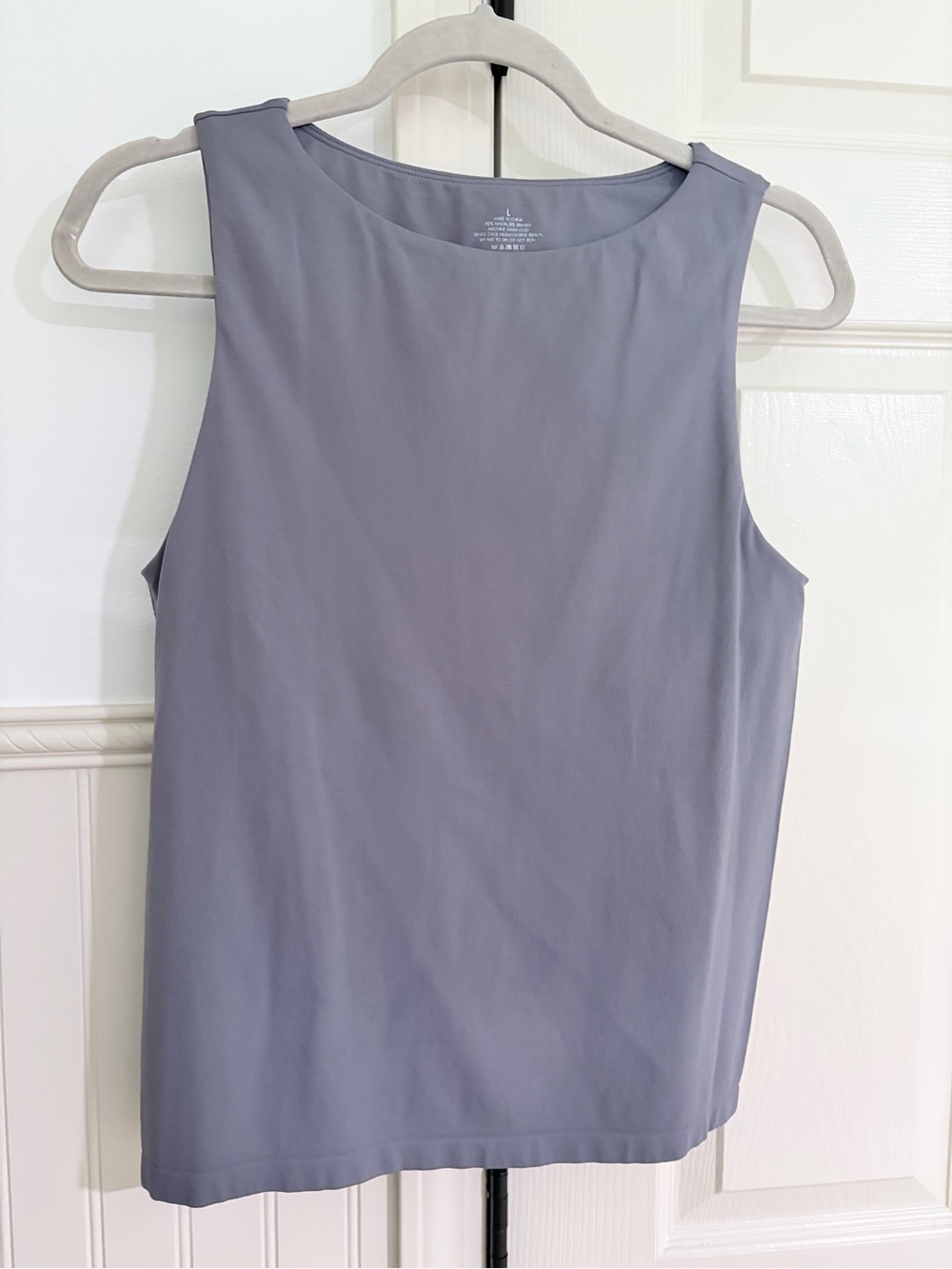Amazon Women's Sleeveless Tank Top in Light Gray